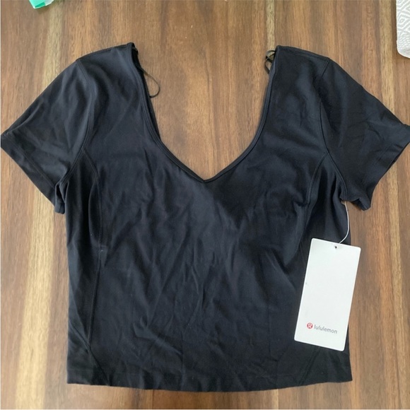 NWT Lululemon Align T Shirt - Black - Picture 3 of 6